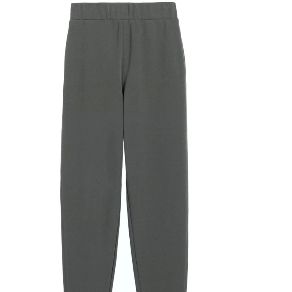 Max Mara Leisure Pesca Cotton Jersey Joggers in Khaki Sz M